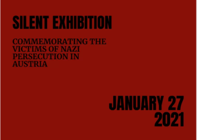 Silent exhibition commemorating victims of Nazi persecution in Austria