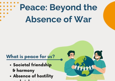 Infographic “Peace: Beyond the Absence of War”